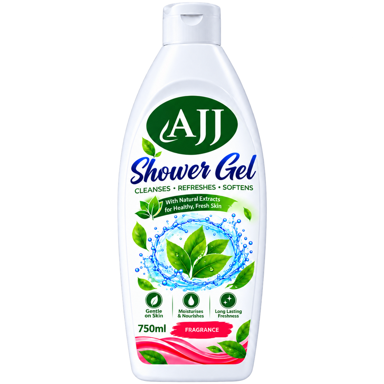 AJJ Shower Gel angle 1