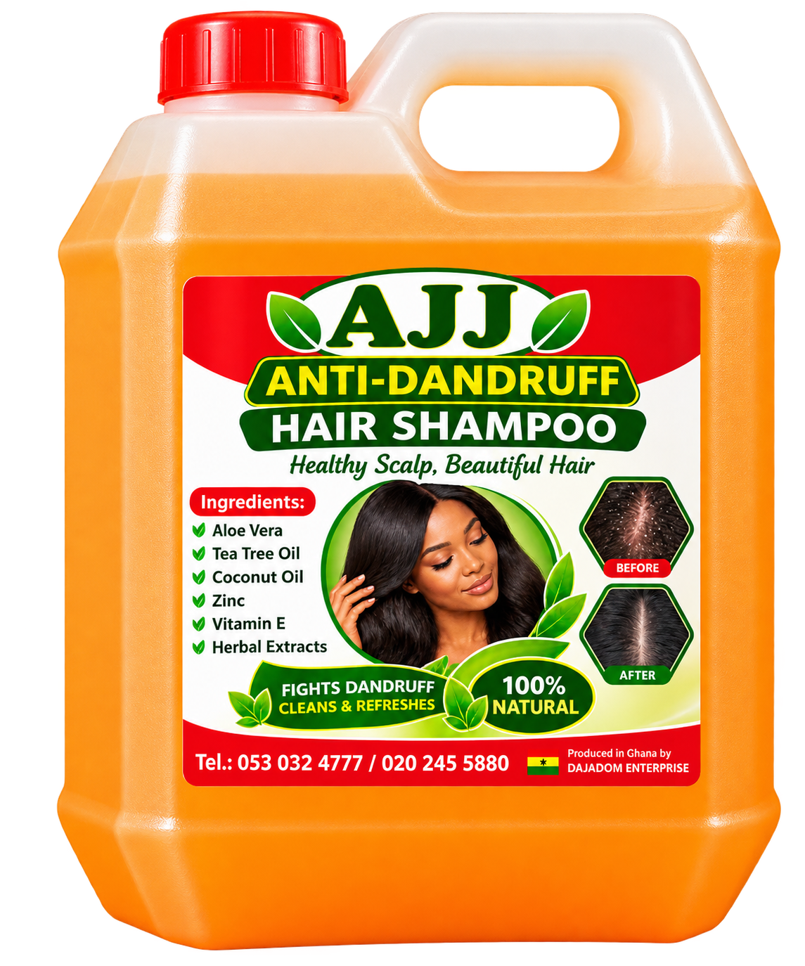 AJJ Anti-Dandruff Shampoo angle 1